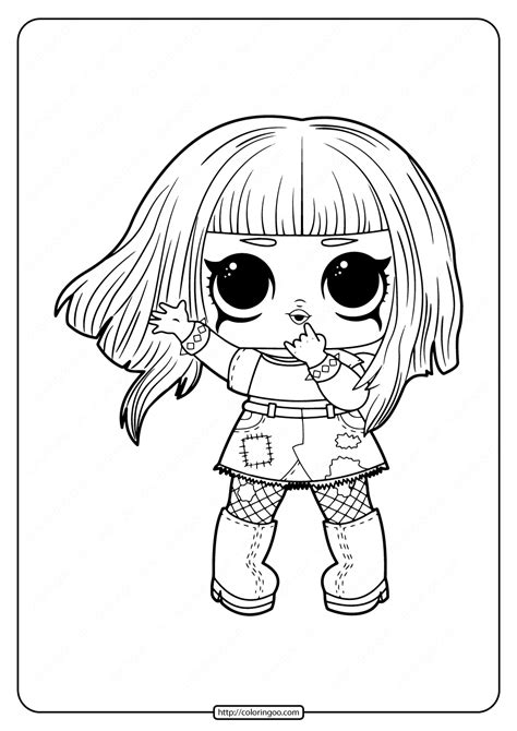 We stand out from the crowd and make our own rules, because. Free Printable LOL Surprise Dolls Coloring Pages