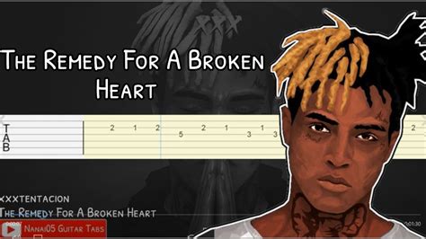Xxxtentacion The Remedy For A Broken Heart Guitar Tab Tutorial Youtube