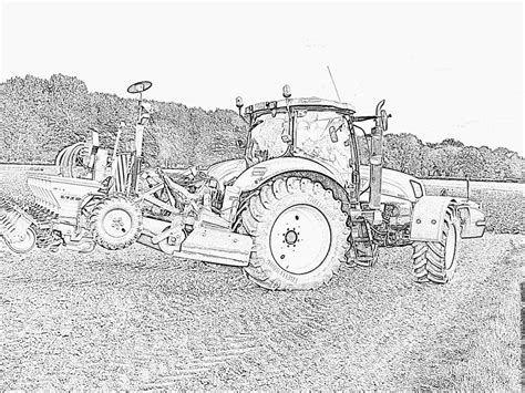 Télécharger Coloriage De Tracteur À Imprimer Gratuit Fond Décran