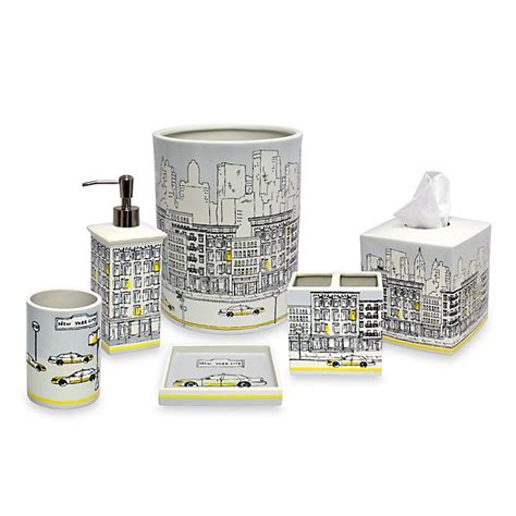 Our collection of modern bathroom accessories and storage solutions are both exceptionally stylish and unique, created using the finest materials and expert craftmanship. DKNY Broadway Bath Ensemble | Bed Bath & Beyond