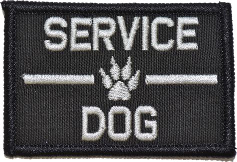 Service Dog Service Dog Patch 2x3 Morale Patch Black
