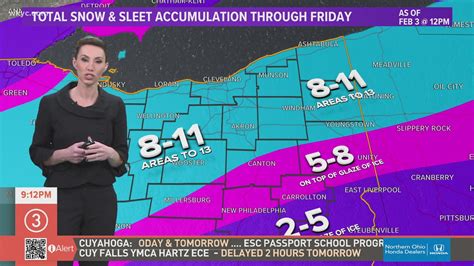 Northeast Ohio Winter Weather Betsy Kling Has Live Update On Impact Of