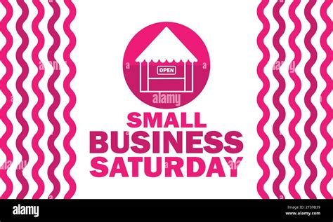 Small Business Saturday Vector Illustration Suitable For Greeting Card