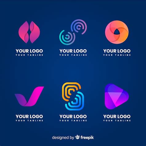 Set De Logotipos Vector Gratis