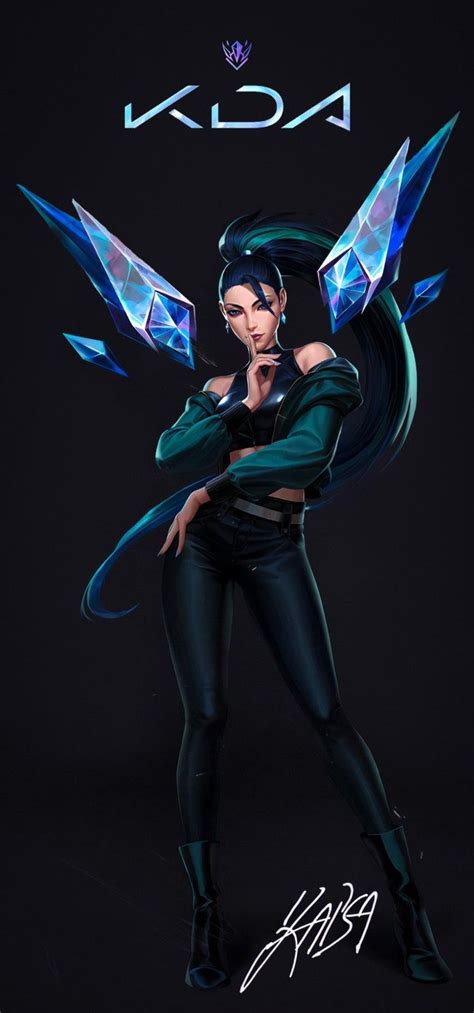 Hd wallpapers and background images. K/DA KAISA THE BADDEST wallpaper for your phones - kaisamains in 2020 | Lol league of legends ...