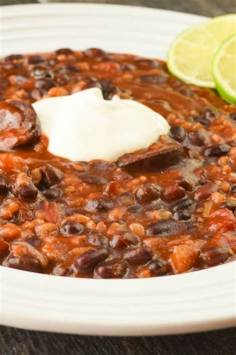 Crock Pot Black Beans And Rice With Sausage Serena Bakes Simply From