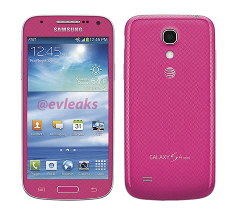 Samsung Galaxy S4 Mini Sgh I257 Wifi 4g Lte Android Pink
