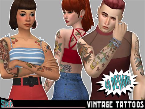 Ts4 Cc Finds Sims 4 Tattoos Sims 4 Maxis Match Tattoos Sims 4 Tattoo Cc