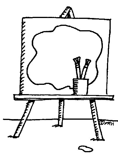 Easel With Drawing Clip Art Gallery Clipart Best Clipart Best