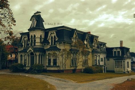 Saint John New Brunswick Canada Spooky House Old Mansion Victorian