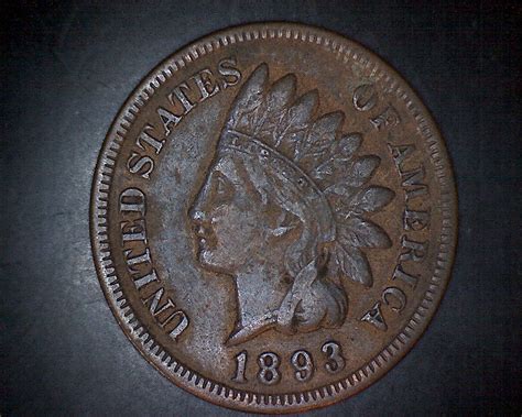 1893 Copper Indian Head Penny