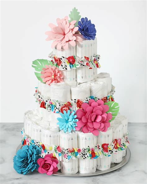 How To Make A Diaper Cake The Easy Way