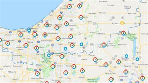 Power Outages Map Ohio Hyde Park Chicago Map