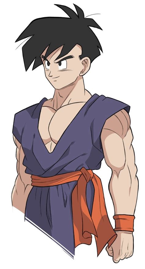 This is a list of all origins of cards from dragon ball. Original concept idea for adult Gohan (With images ...