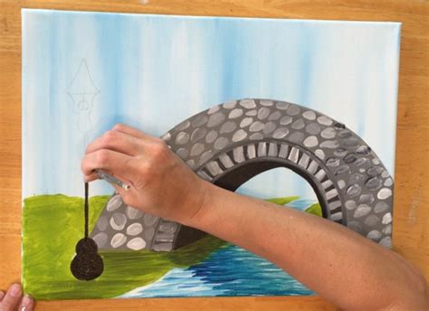 How To Paint An Autumn Bridge Step By Step Painting With Tracie Kiernan