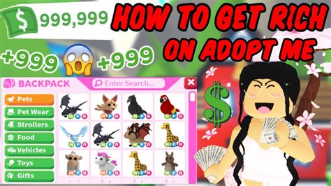 The Real Way To Get Rich On Adopt Me 😱 Roblox Youtube