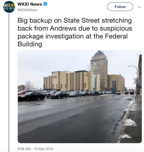 Suspicious Package Shuts Down Federal Courthouse Above