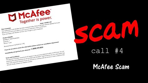 Scammer Mcafee Email Scam Youtube