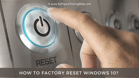 How To Factory Reset Windows 10 On Your Pc Top Methods