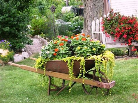 Check spelling or type a new query. Real old wheelbarrows,...in the garden | Flea Market Gardening
