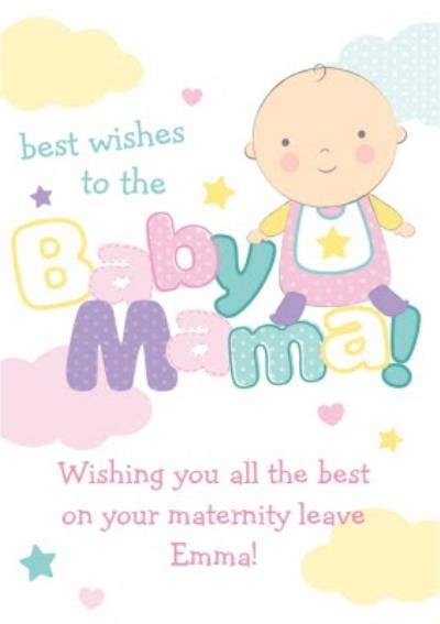 Your new arrival is blessed to have such wonderful parents in. Personalised Maternity Leave Cards | Moonpig