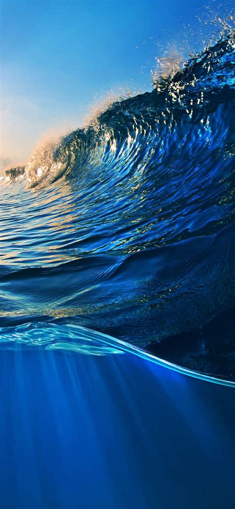 Waves Phone Wallpaper 054 1080x2340