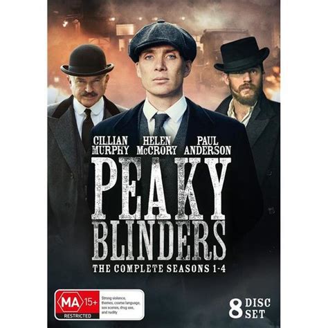 Peaky Blinders Season 1 2 3 And 4 Dvd Cillian Murphy Region 4 Dvds And Blu Ray Discs