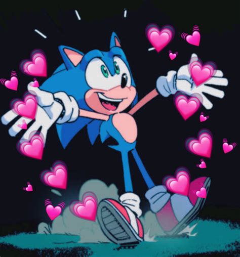 Sonic Hearts Blank Template Imgflip