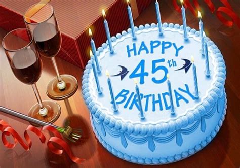 23 Best Happy 45th Birthday Greetings