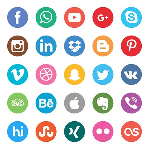 Social Media Icons Png