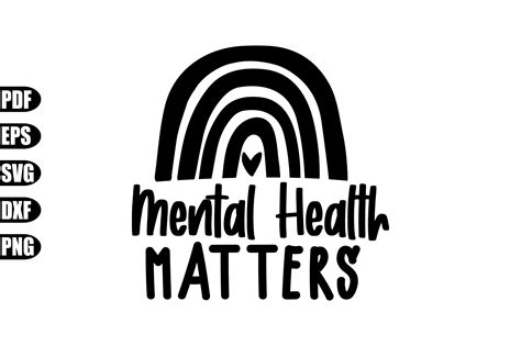 Mental Health Matters Svg Graphic By Creativekhadiza124 · Creative Fabrica