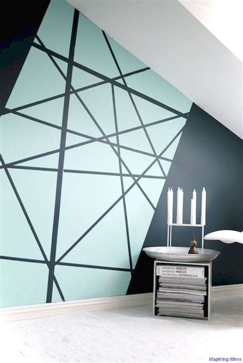 17 Gorgeous Wall Painting Ideas That So Artsy Lovelyving Geometric