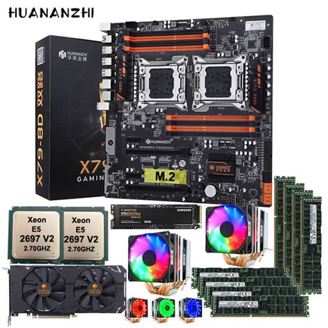 Huananzhi X79 8d Dual Cpu Motherboard Combo 500g M 2 Nvme Ssd 2 Xeon E5