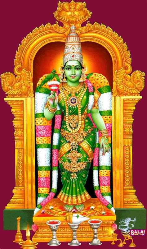 Madurai Meenakshi Amman Hindu Deities Shakti Goddess Saraswati Goddess