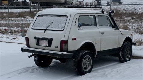 A Russian Lada Niva Off Road Vehicle Vagabond Expedition