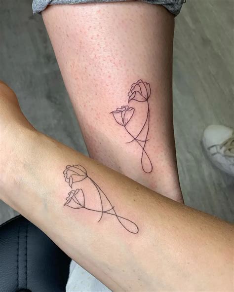Actualizar Más De 84 Tatuaje Lineal Madre E Hija Mejor Vn