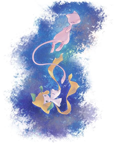 Celestial Pokémon Pokemon Images Cute Pokemon Wallpaper Mew And Mewtwo