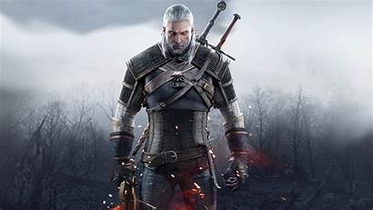 Witcher Geralt Rivia Hunt Wild Sword Desktop