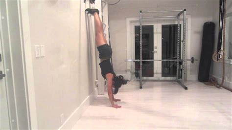 Chest To Wall Handstand Youtube