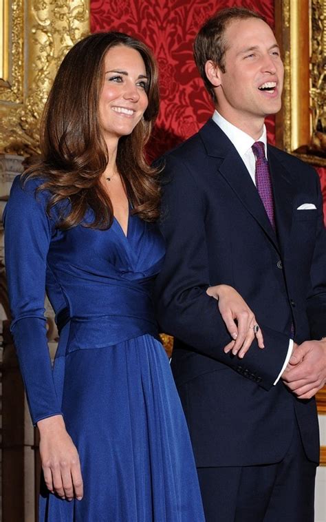 Prince William And Kate Middleton Announcing Engagement Celebrity Couples Photo