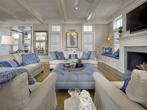 65 Beautiful Coastal Living Room Decor Ideas