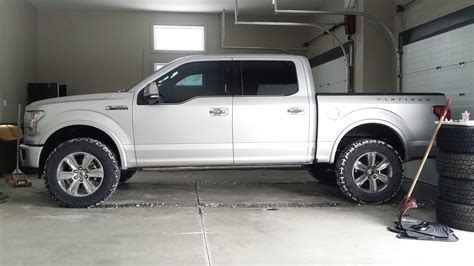 2015 F150 Platinum With 2 Leveling Kit 3 Rear Block And 35 Tires