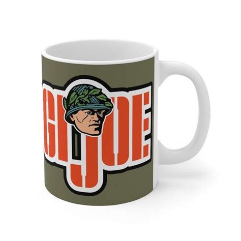 Gi Joe Vintage Mug 11oz Etsy In 2021 Mugs Custom Coffee Novelty Mugs