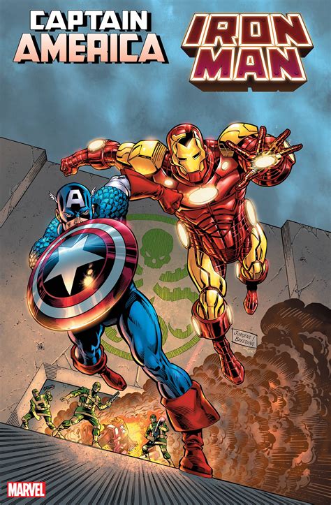 Sep210844 Captain America Iron Man 1 Of 5 25 Copy Incv Jurgens Var