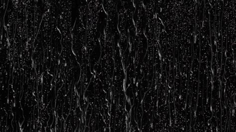 Rain On Window With Black Background By Fermu Videohive