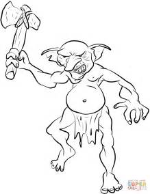 Goblin Coloring Page Free Printable Coloring Pages