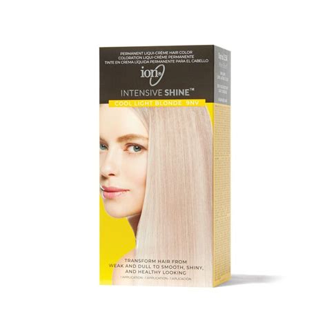 Ion Intensive Shine Hair Color Kit Cool Light Blonde 9nv Hair Color Kit Sally Beauty