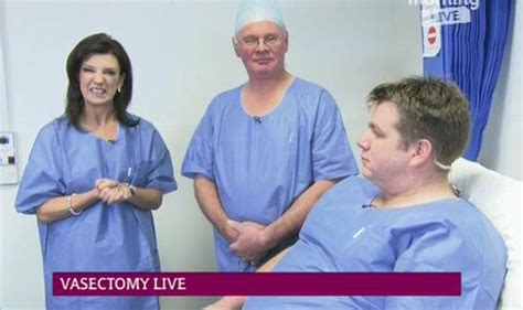 Vasectomy Shown Live On This Morning Shocks Viewers Uk News