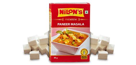 Delicious and Peppery Nilon's Paneer Masala mix to shop online, 100g