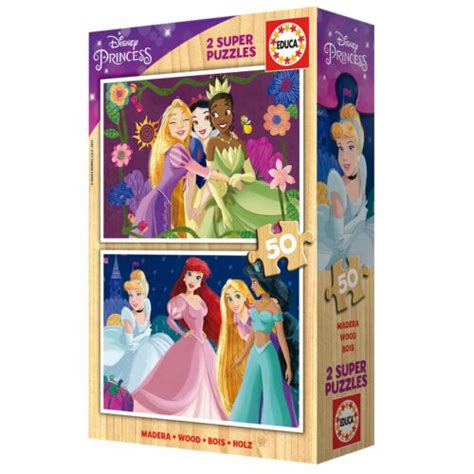 2x50 Disney Princess Educa Borras